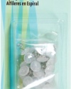 Dritz 9070 Upholstery Clear Heads Twist Pins, 3/4-Inch, 30-Pack