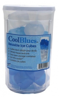 CoolBlues (TM) Reusable Ice Cubes for your Drinks