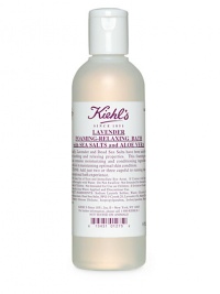 Lavender Foaming Relaxing Bath with Sea Salts and Aloe contains moisturizing and conditioning ingredients that are beneficial in maintaining optimal skin condition.  Soothing and relaxing  Not tested on animals  16.9 oz.