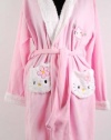 Hello Kitty Baby Pink Bath Robe Bathrobe Fruit