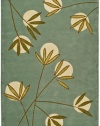 Area Rug 3x5 Rectangle Contemporary Light Blue - Green Color - Safavieh Soho Rug from RugPal