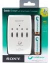 Sony BCG34HRE4KN Cycle Energy Quick with Refresh Charger and 4 Pre-Charged 2000 mAh AA Batteries