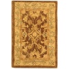 Safavieh Anatolia Collection AN545B Handmade Brown and Tan Hand-Spun Wool Area Rug, 2-Feet by 3-Feet