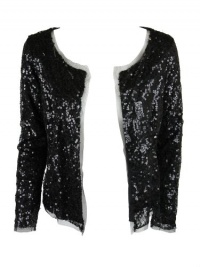 INC International Concepts Sequin Open Front Jacket