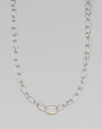 From the Scultura Collection. Multi-sized links of polished sterling silver create a long-enough-to-double chain that goes beyond simple to senational.Sterling silverLength, about 48Lobster claspImported