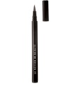 More control than ever before in a liquid eyeliner. This long-wearing, smudge-proof formula contains a unique soft quill-tipped applicator for maximum control and definition. The one-of-a-kind quill pen has a thick base which allows for stability, maximum control, and definition while lining eyes.  Apply light pressure for thin line along upper lash line or apply more firm pressure for a thicker, more dramatic look.