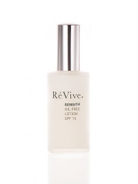 An oil-free formula that helps to balance out troublesome T-zones in normal-to oily or acne prone skin. Helps rejuvenate damaged skin and leaves a healthy matte appearance all day with regenerating EGF (Epidermal Growth Factor, a naturally occuring protein molecule that dramatically increases cell regeneration). Preserves cellular integrity to maintain a functioning metabolism. Neutralizes the free radicals and eliminates toxins from the skin, thereby slowing premature aging of these tissues.