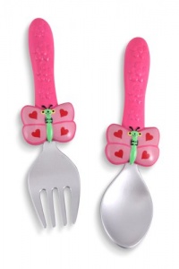 Melissa & Doug Bella Butterfly Fork And Spoon