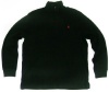 Polo Ralph Lauren Men's Long-sleeved Quarter-zip Sweatshirt in Black, Red Pony