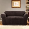 Sure Fit Stretch Metro 1-Piece Sofa Slipcover, Espresso