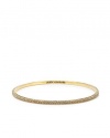 Juicy Couture B Skinny Pave Crystal Bangle Gold