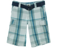 Epic Thread Belted Cargo Shorts Bright White 18