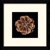 Ruffles in Taupe Framed Decorative Art Print - 11.12 x 11.12