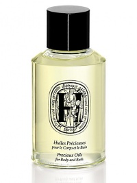 A medley of refined, organic oils: sweet almond oil to soothe, argan oil to nourish, and macadamia nut oil to soften. A few drops will suffice to thoroughly nourish and adorn the skin with a noble radiance. In the bath, a single dose transforms the water into an incomparable emollient to protect the skin.Does not contain parabens, synthetic coloring agents or sulfates. Glass jar with black Bakelite cap. 4.25 oz. 