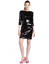 As U Wish Junior's Sequin Dress,Black,Medium