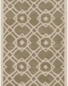 Area Rug 2x8 Runner Transitional Sage-Green Color - Surya Goa Rug from RugPal