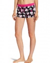 Hello Kitty Juniors Hk Loves Me All Over Printed Sleep Short, Black, Small