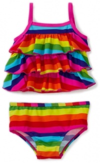 Carter's Baby-girls Infant 2 Piece Rainbow Swimsuit, Rainbow, 12 Months