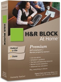 H&R Block At Home 2009 Premium Federal + State + eFile [OLD VERSION]