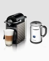 Elegant and compact single-cup machine that blends a super-compact silhouette with superb espresso-making abilities.