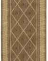 Nourison Ashton House Diamond Area Rug - Cocoa Size - 5.6 x 7.5 ft.