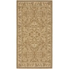 Safavieh Courtyard Collection CY6555-29 Gold and Cream Indoor/ Outdoor Area Rug, 2-Feet 7-Inch by 5-Feet