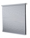 Redi Shade Z14C3401400 Simple Fit Made to Width Custom Cordless Honeycomb Cellular Shades, 34 -Inch by 72-Inch, Snow Blackout