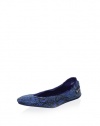 Ballasox by Corso Como Women's Prince Flat, Empire Blue Python, 10 M US