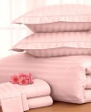 Collection by Charter Club Damask Stripe 500 TC Pillow Sham King Rose