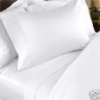 1500 Thread Count Full (DOUBLE) Size 4pc Egyptian Bed Sheet Set, Deep Pocket, WHITE