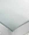 Sleep better in cool comfort with this Gel mattress topper from SensorGel, featuring a special design to better reduce pressure points in the body and ventilated memory foam for a greater airflow that will keep you cooler throughout the night. Also features a honeycomb design to make for a more flexible and protective cover that is cooling, beautiful and durable.