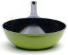 The 12 Green Earth Wok by Ozeri, with Smooth Ceramic Non-Stick Coating (100% PTFE and PFOA Free)