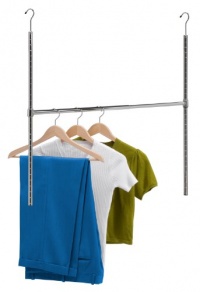 Honey-Can-Do HNG-01816 Chrome Adjustable Hanging Closet Rod