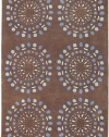 Surya Bombay 18-Inch Corner Sample 100-Percent New Zealand Wool Hand Tufted Area Rug