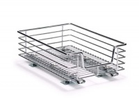 Household Essentials Sliding Chrome Cabinet Organizer, 11-1/2-Inch by 17-3/4-Inch