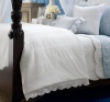 Lauren Ralph Lauren Spring Hill Bedding TWIN White Seersucker & Eyelet Duvet Cover