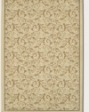 Couristan 2863/0618 Everest Royal Scroll/Antique Linen 2-Feet 7-Inch by 7-Feet 10-Inch Runner Rug