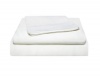 Alok International 325-110004 325 Thread Count Organic Cotton Sheet Set, Queen, White