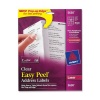 Avery Easy Peel Clear 1 x 2 5/8 Inch Address Labels 750 Count (5630)