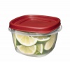 Rubbermaid 7J60 Easy Find Lid Square 2-Cup Food Storage Container