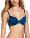 Calvin Klein Women's Seductive Comfort Customized Lift Bra with Lace, Blue Spell, 34B