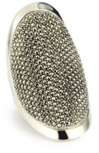 Judith Jack Sterling Silver and Marcasite Oval Ring