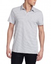 Calvin Klein Jeans Men's Evening Stripe Short Sleeve Polo