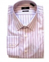 Hugo Boss Pink-Blue Striped Shirt 17.5 neck, 34/35 sleeve