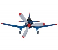 Hunter Fans 24852 48 Fantasy Flyer Kid's Indoor Flush Mount Blue Ceiling Fan