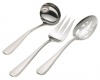 Gorham Ribbon Edge Frosted 3-Piece Stainless Steel Hostess Set