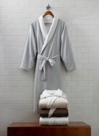 CassaDecor Spa Robe - Spa by Kassatex, Womens, Silver Sage