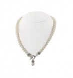 Honora 17 inch Pallini Strand of Fresh Water White Pearls featuring a Toggle Clasp.