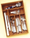 Lipper International Bamboo Deep Flatware Organizer