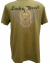 Men's Lucky Brand Good Luck Originals Short Sleeve Tee (Green; L)